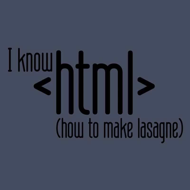 i know html