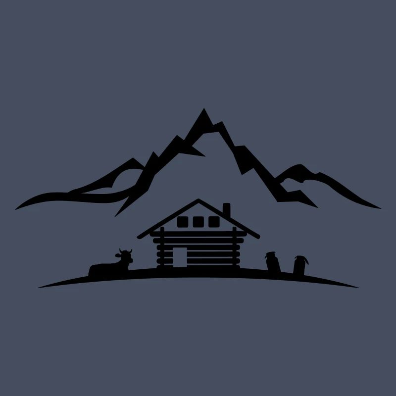 Landschaft - Berge Alm