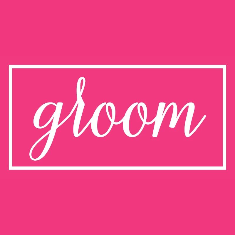 Bräutigam - Ehemann wird Hochzeitsfeier Verlobung