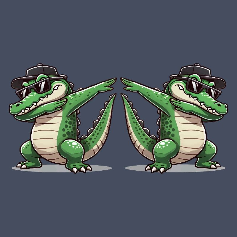 Crocodile Comic Dabbing 2