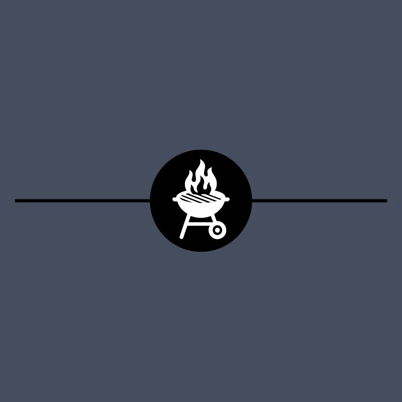Grill Symbol Grilling Line
