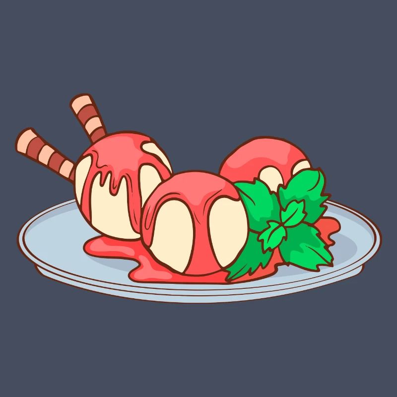 Eis Speiseeis Eiskrem Eiscreme Kugeleis Eisbecher