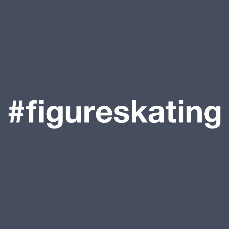 Figure Skating Eiskunstlauf Hashtag