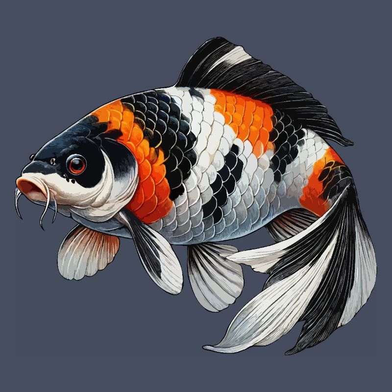 Koi Karpfen oder Wi sw