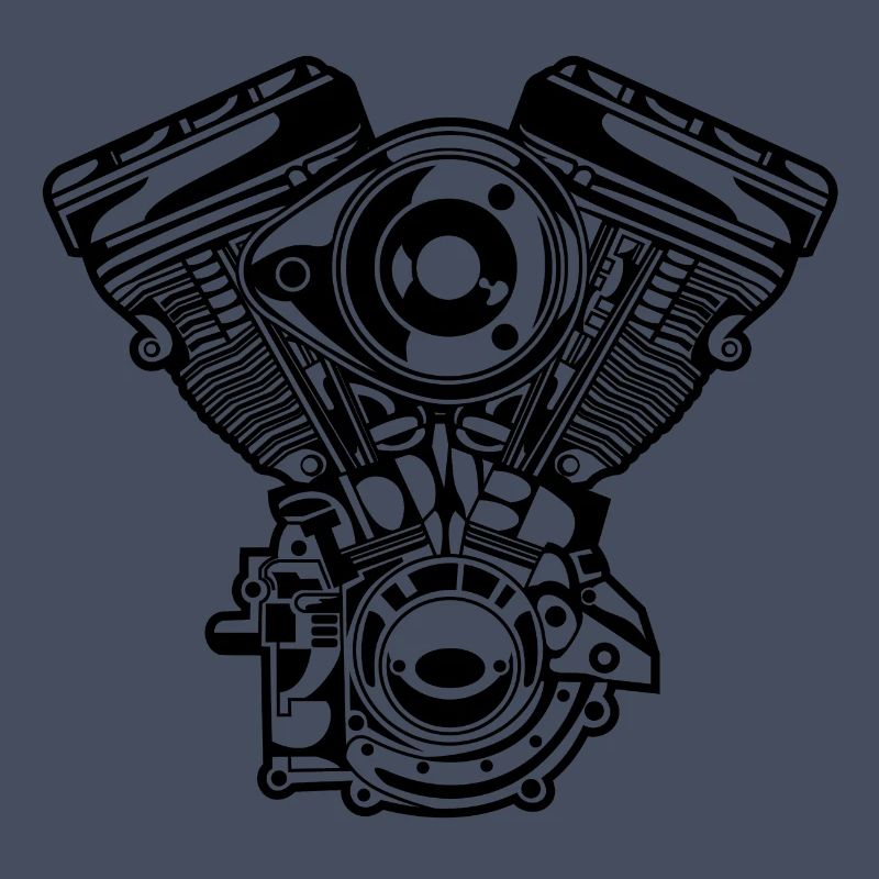 Motorcycle Engine / Engine 01_black