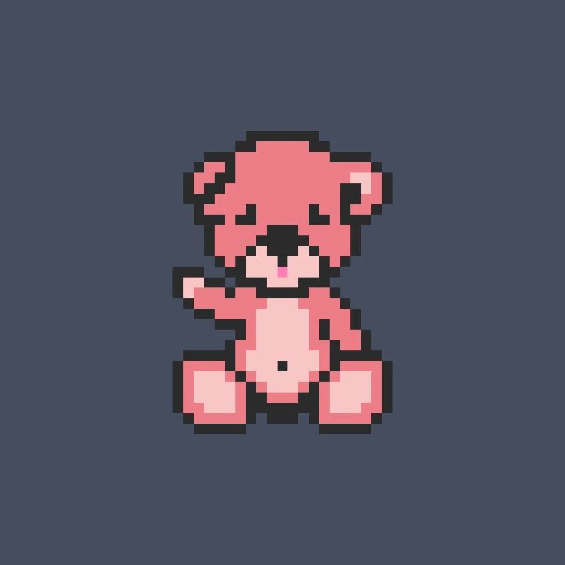 Pixel Bear Candy