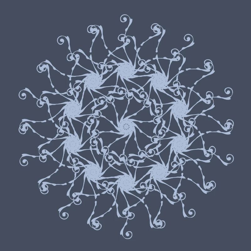 Mandala | Random patterns rotated
