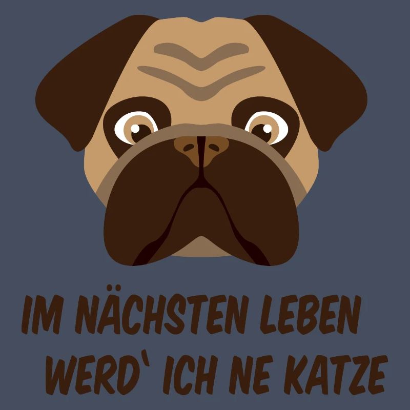 Frustrierter Mops