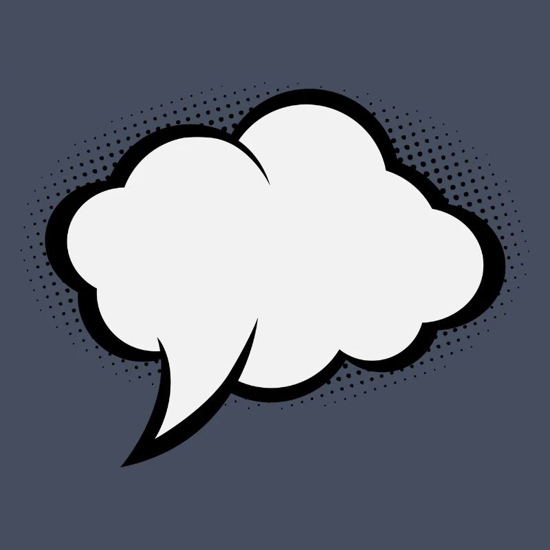 Comic speech bubble