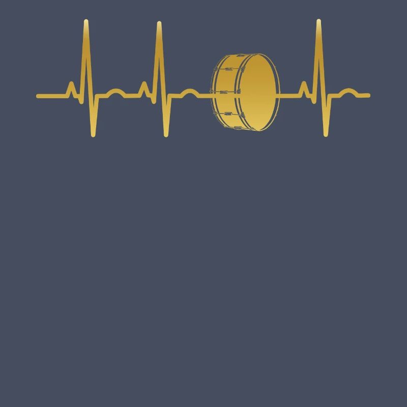 evolution ekg heartbeat drum drum drums