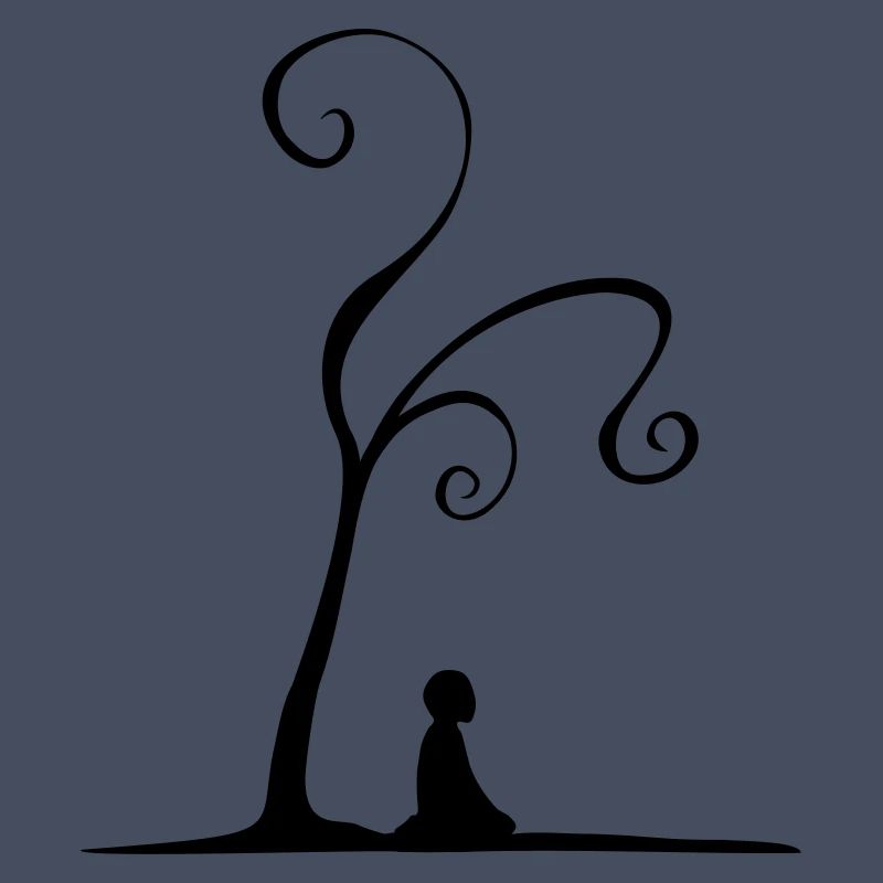 meditation under tree