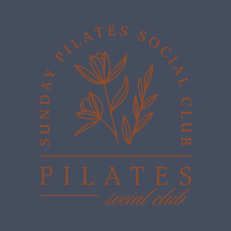 Pilates Club Studio Class Mädchen Boho-Ästhetik