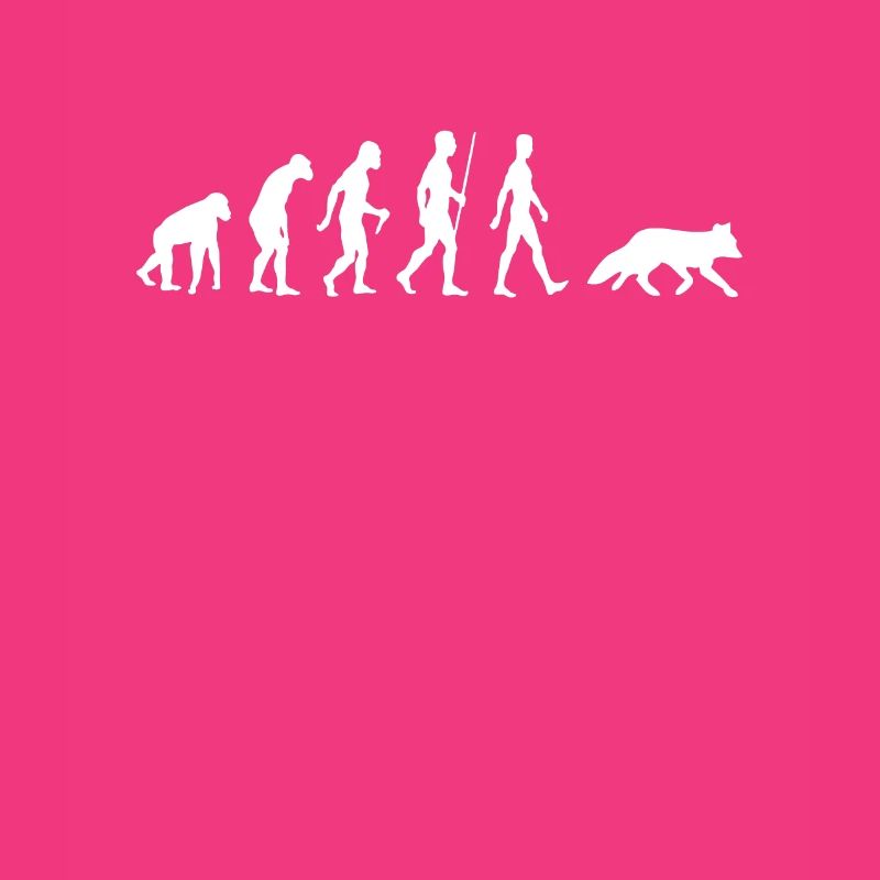 Fuchs Evolution Geschenk Tier Füchsin Rotfuchs