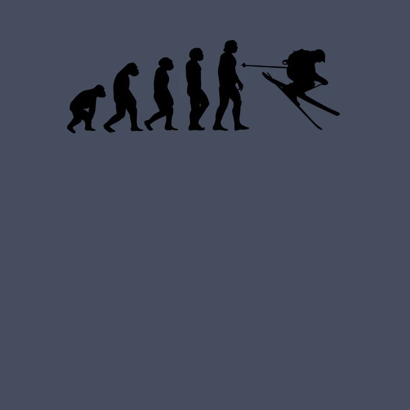 Tshirt Ski Evolution