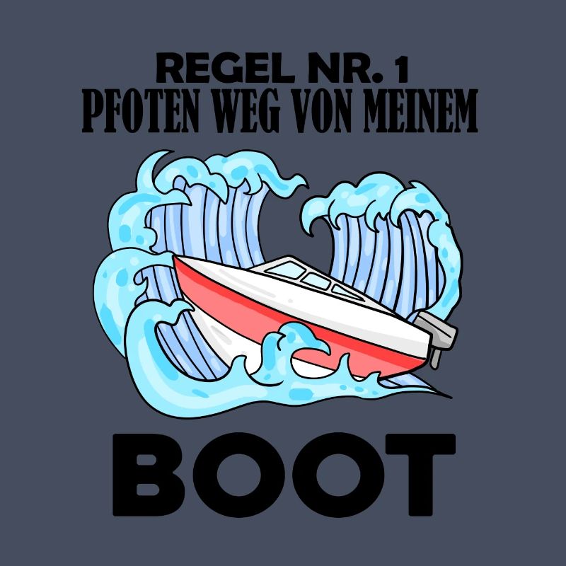 Motorboot Kapitän Boot Boote Seefahrt Geschenk
