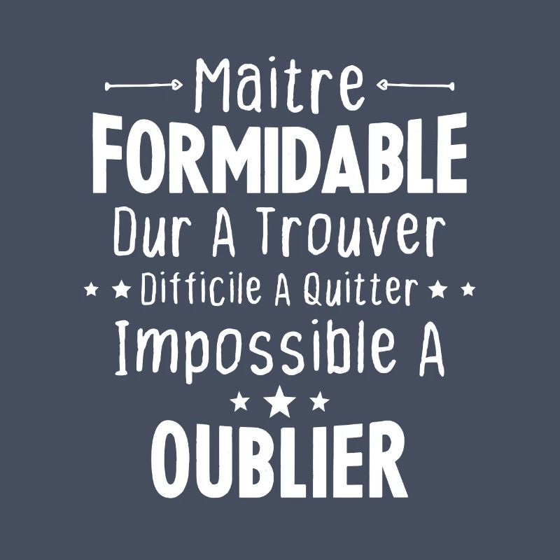 Maître Formidable Idée Cadeau Maître D'école