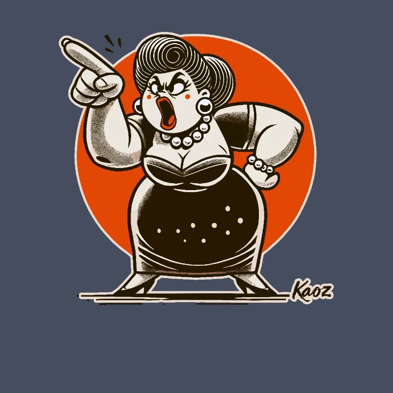 Big Mama schimpft mit dir