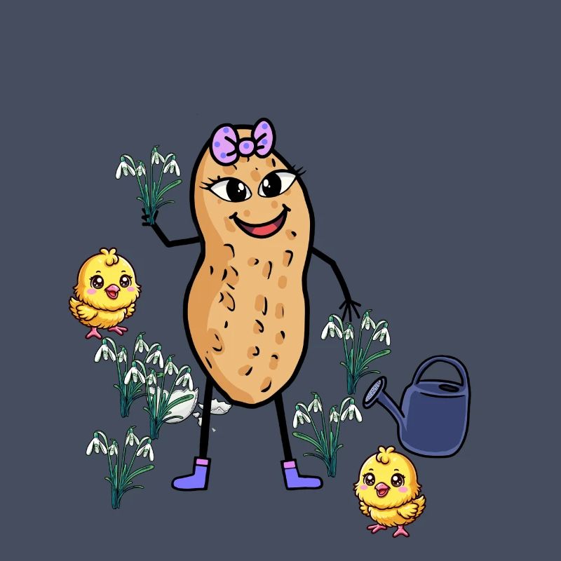 Peanut Spring Easter Chick Snowdrop