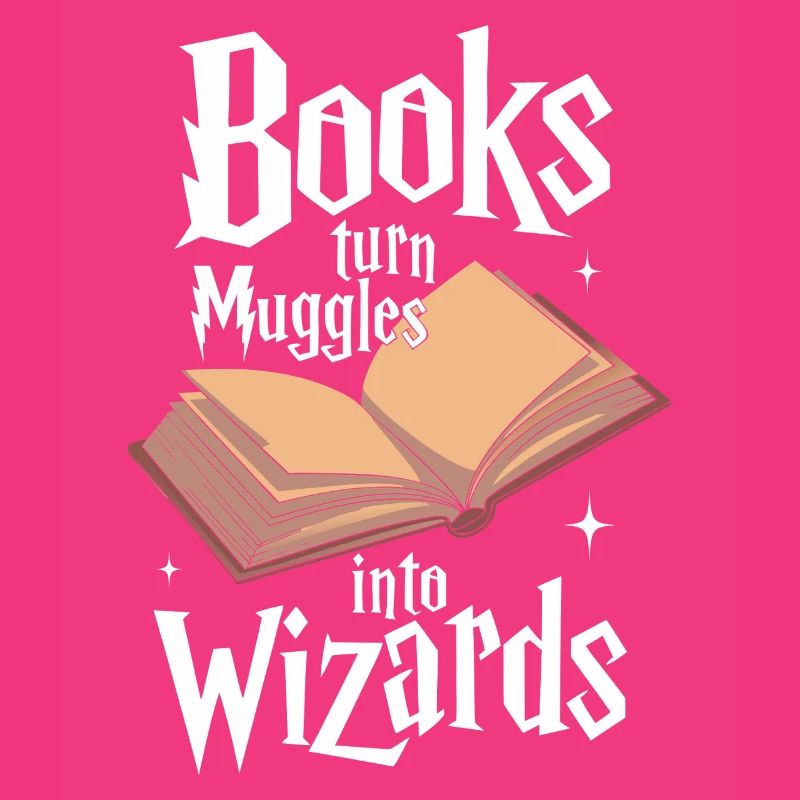 Bücher machen aus Muggeln Wizards Library Reader