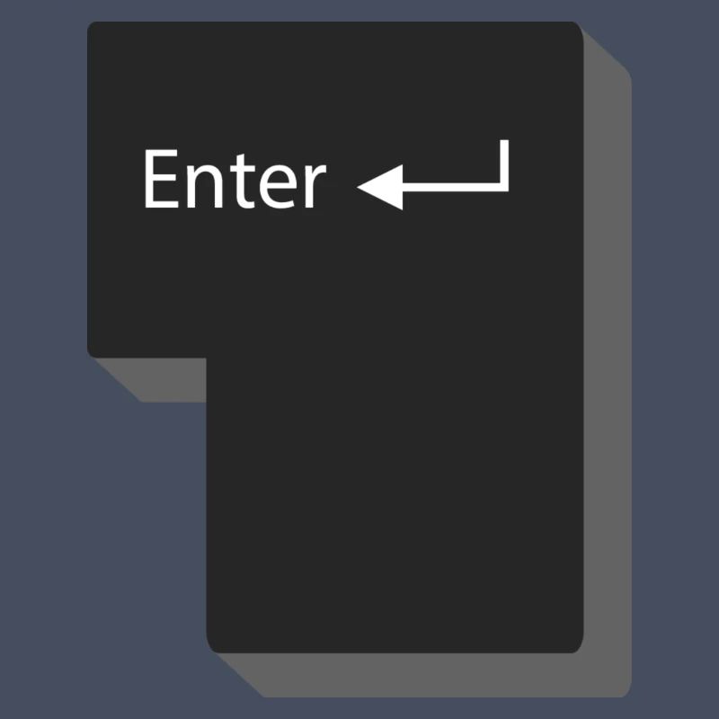 Enter button computer gift idea