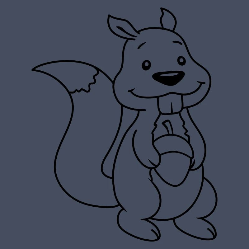 Nuss Comic Eichhörnchen