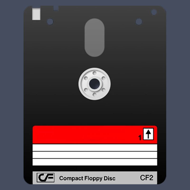 Amstrad 3" floppy disk – Retro Tech 01 symbol