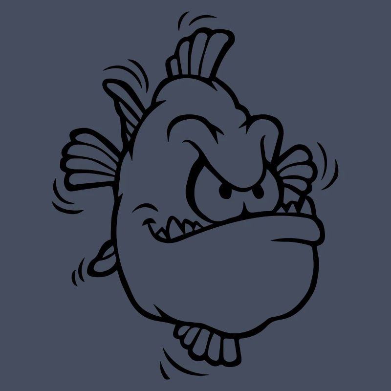 angry fish