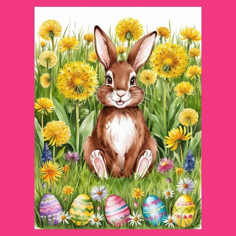 EG Easter I Bunny I Happy Easter I Gift I Flower
