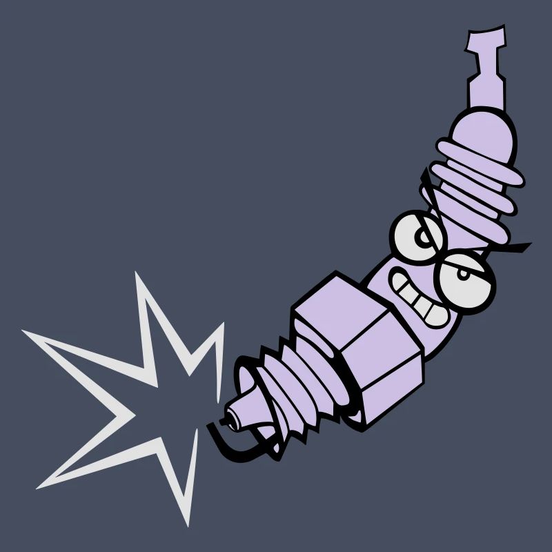 Spark plug with color changing function