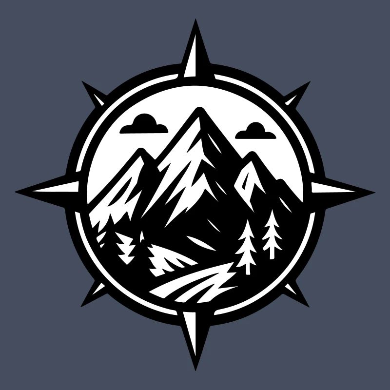 Berge Kompass