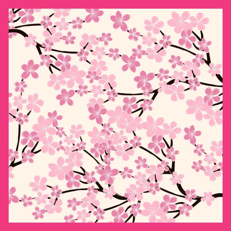 Rosa Kirschblüte Muster - Sakura