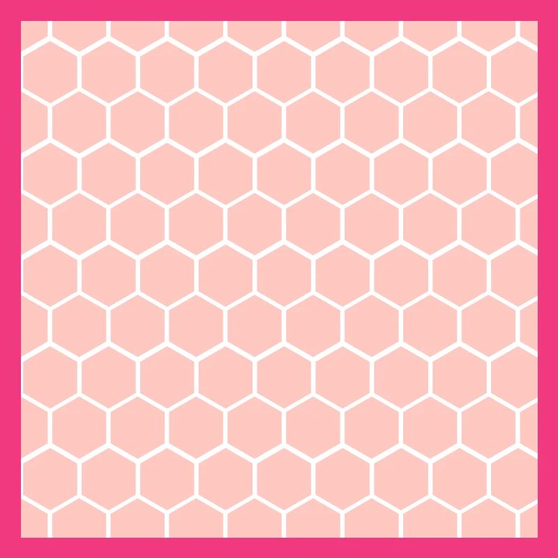 Pink Honeycomb Pattern