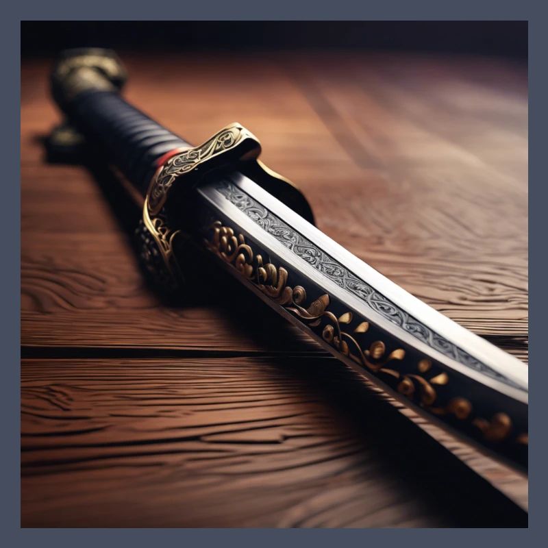 Conception d’affiche Sabre Samouraï