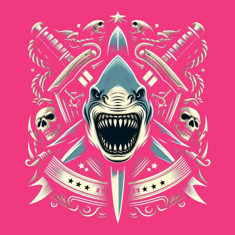 Logo du requin maléfique