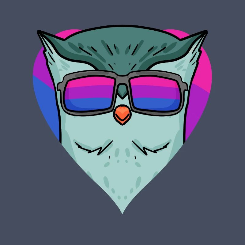 Bisexuell Eule Nachteule Vogel Geschenk