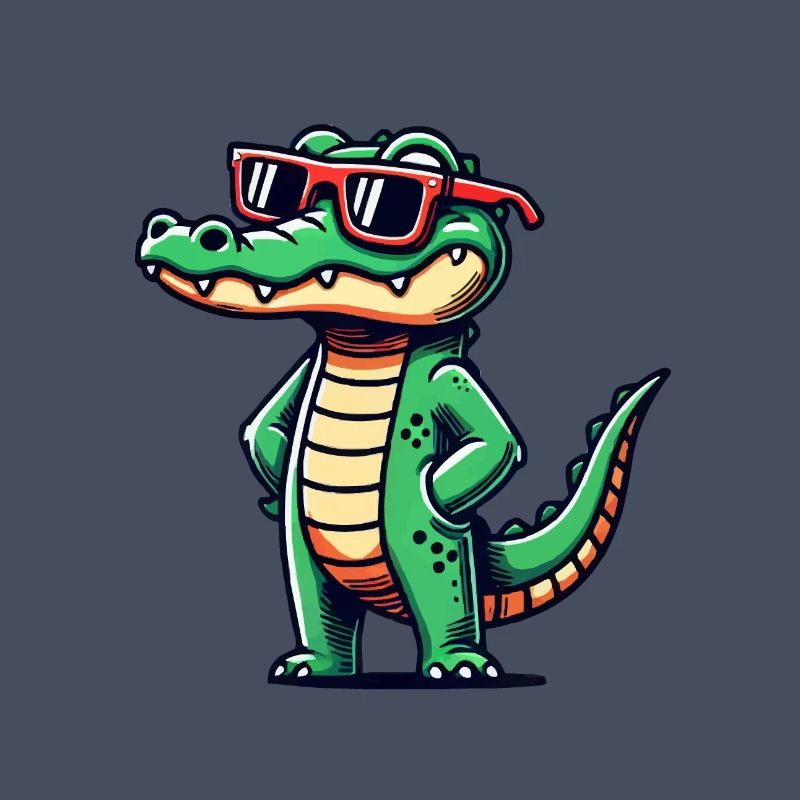 Crocodile Comic Cool
