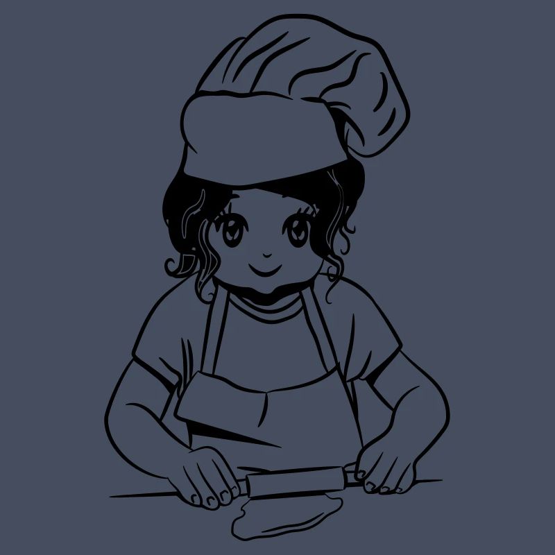 kochen mädchen backen