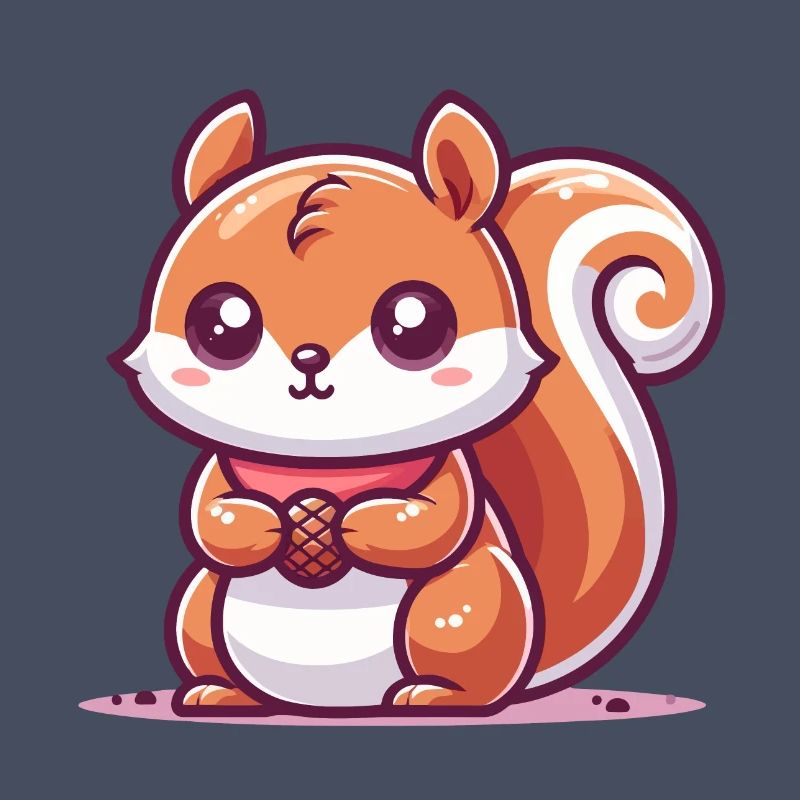 Eichhörnchen mit einem Samen