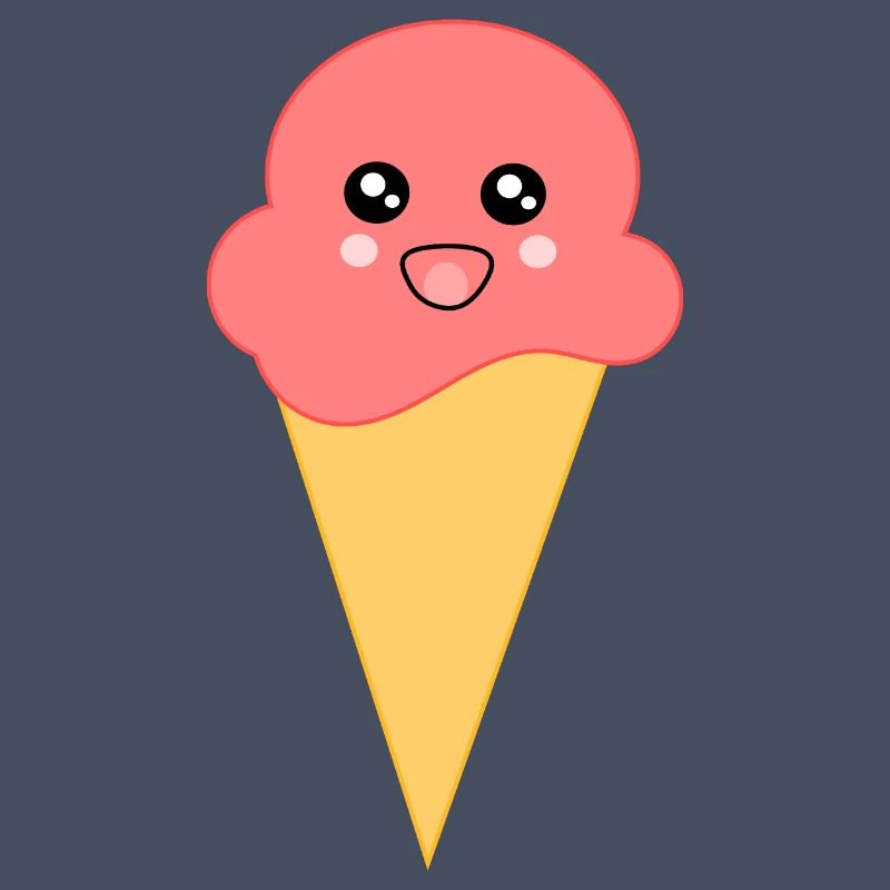 Eis Eiscreme Erdbeereis