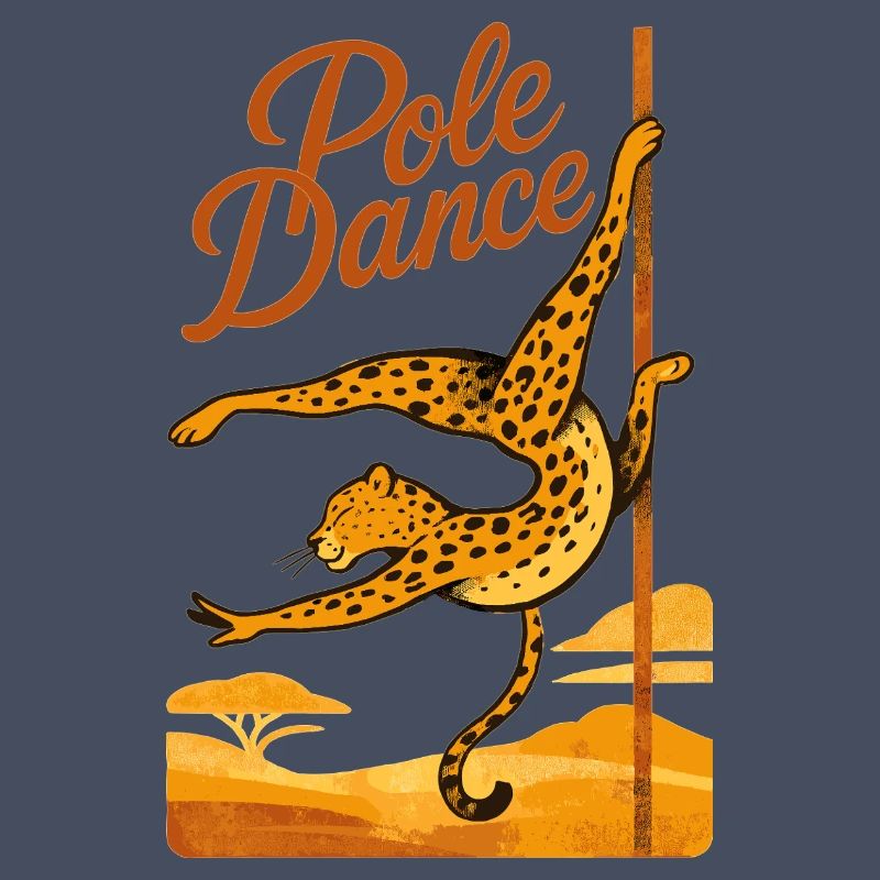 Pole Dance Leopard Pole Dancer Gift