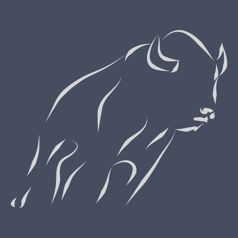Bison - hellgrau