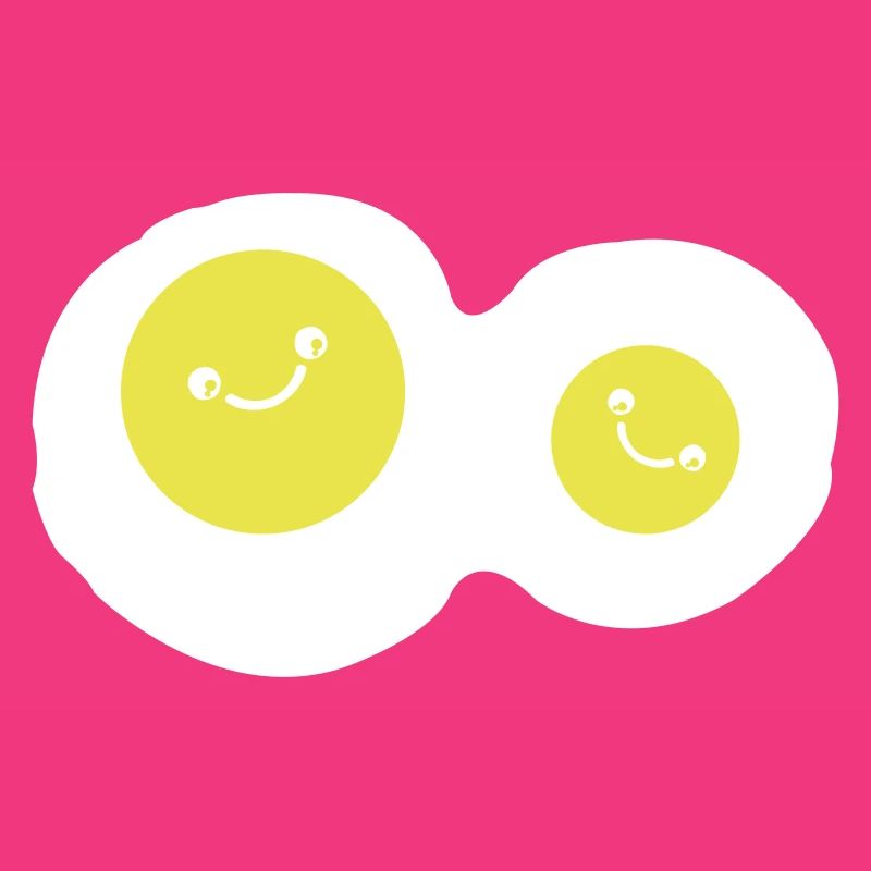 fried eggs smile
