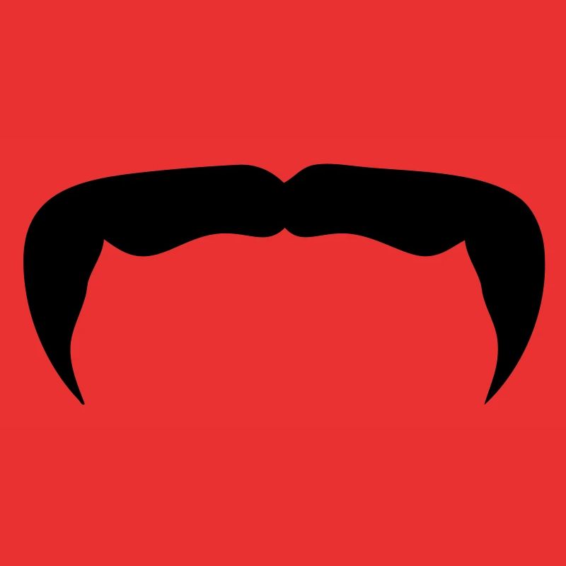 Hipster-Schnurrbart Schnurrbart Bart beard12