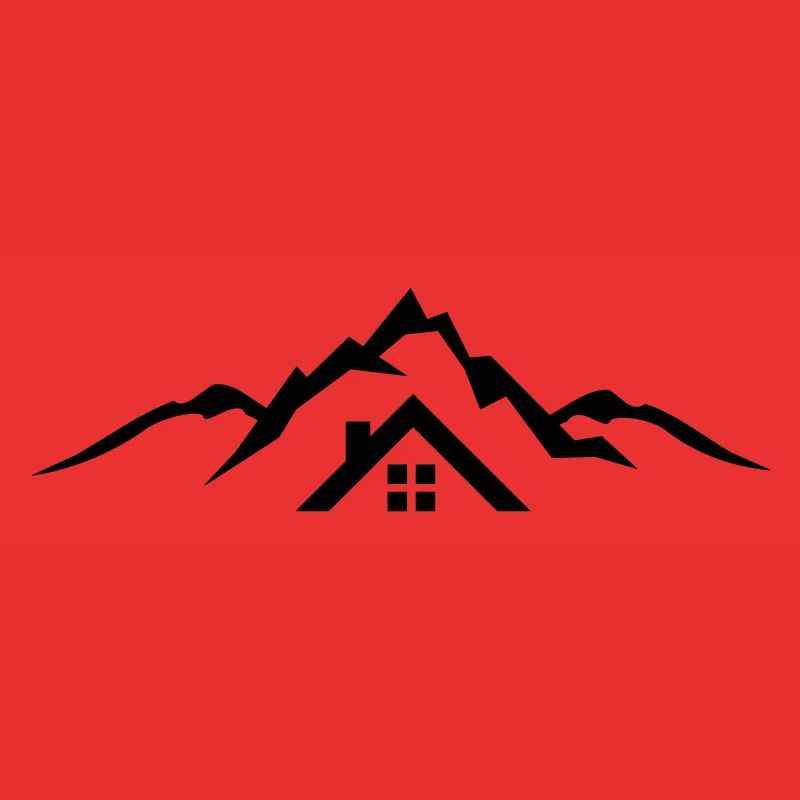 Landschaft - Berge Hütte