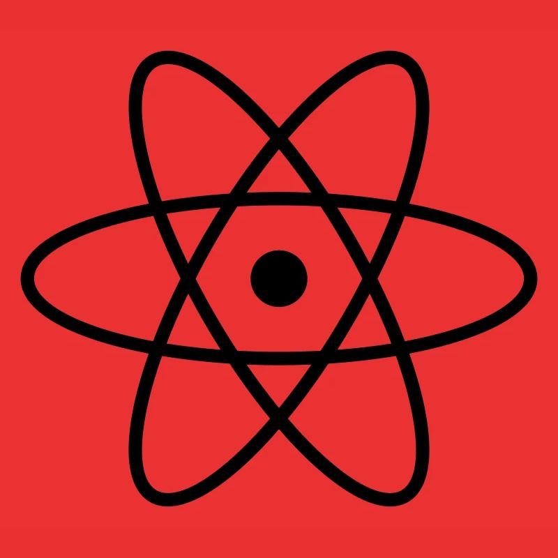 Atom Symbol Idee Geschenk Zeichen Physik