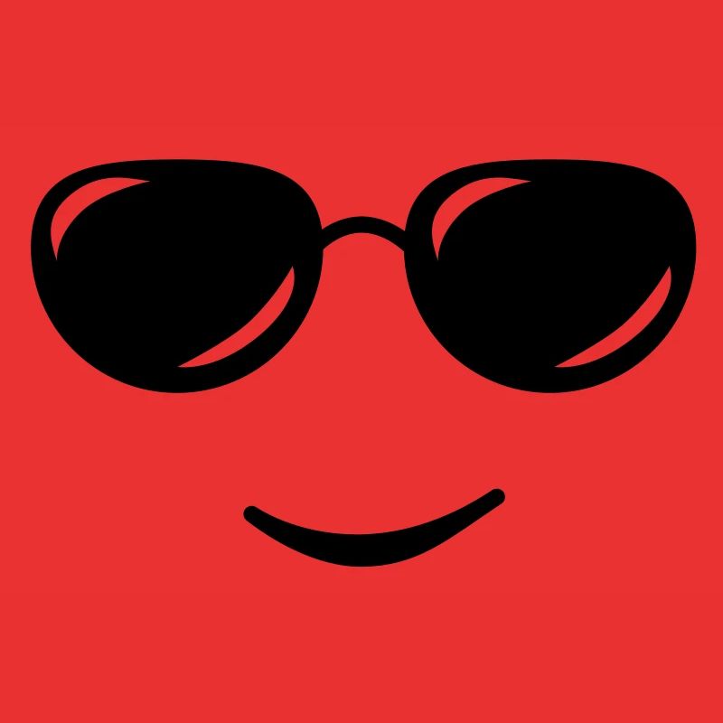 sunglasses smile reflection