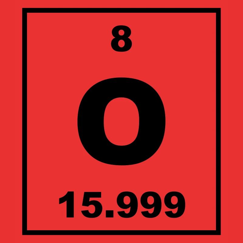 Element 008 - O (oxygen) - Small