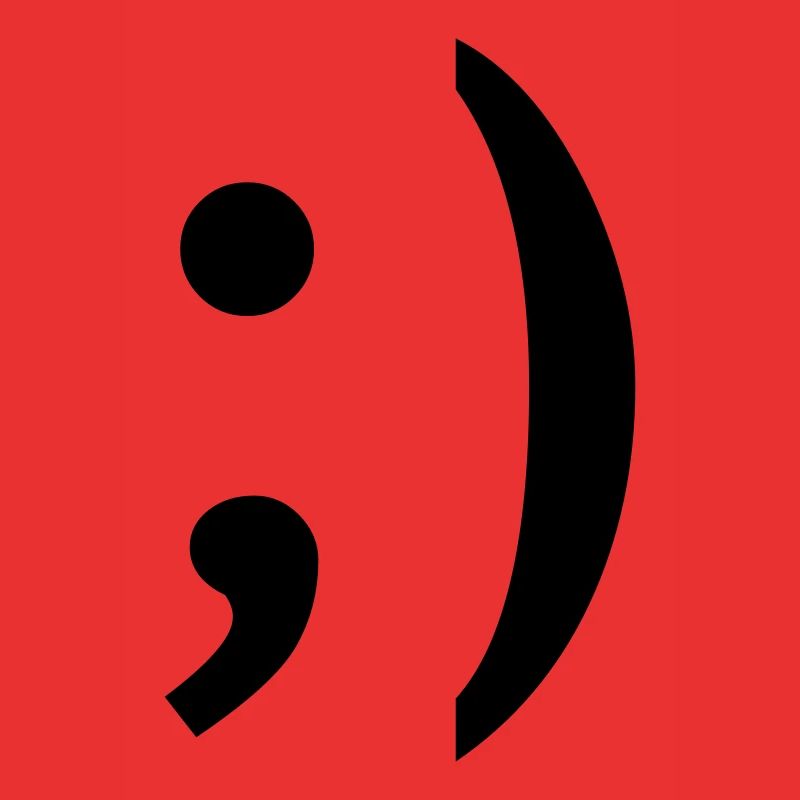 ;) smiley zwinker