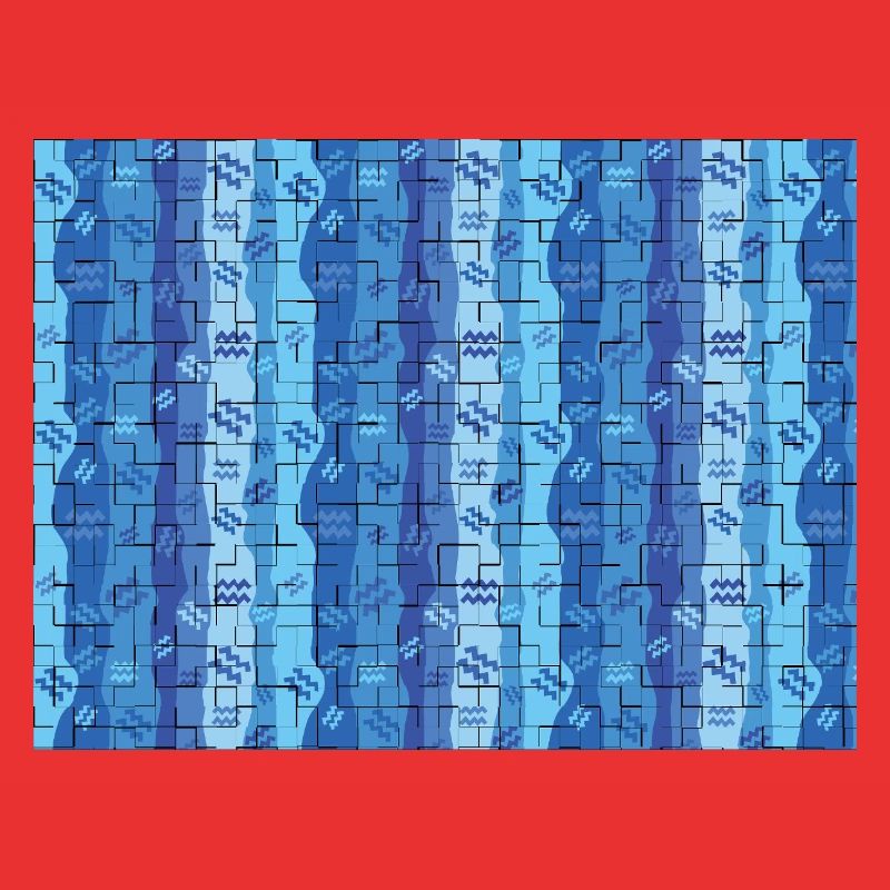 Aquarius Tiled Stripes