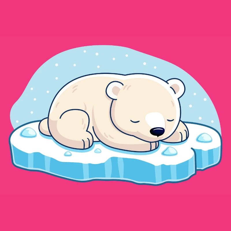 Schlafender Eisbär